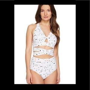 Proenza Schouler High Waist Wrap Top Bikini Set